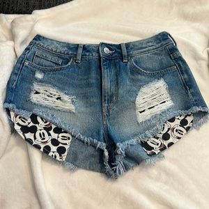 h&m mickey mouse shorts